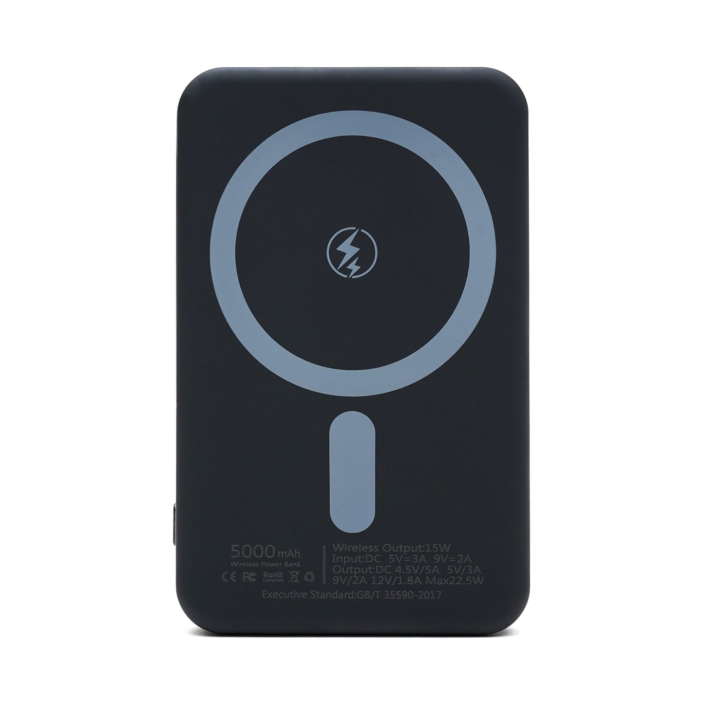 TechnoEdge Flick Pro 5000mAh Magnetic Wireless Power Bank - Fast & Seamless Charging