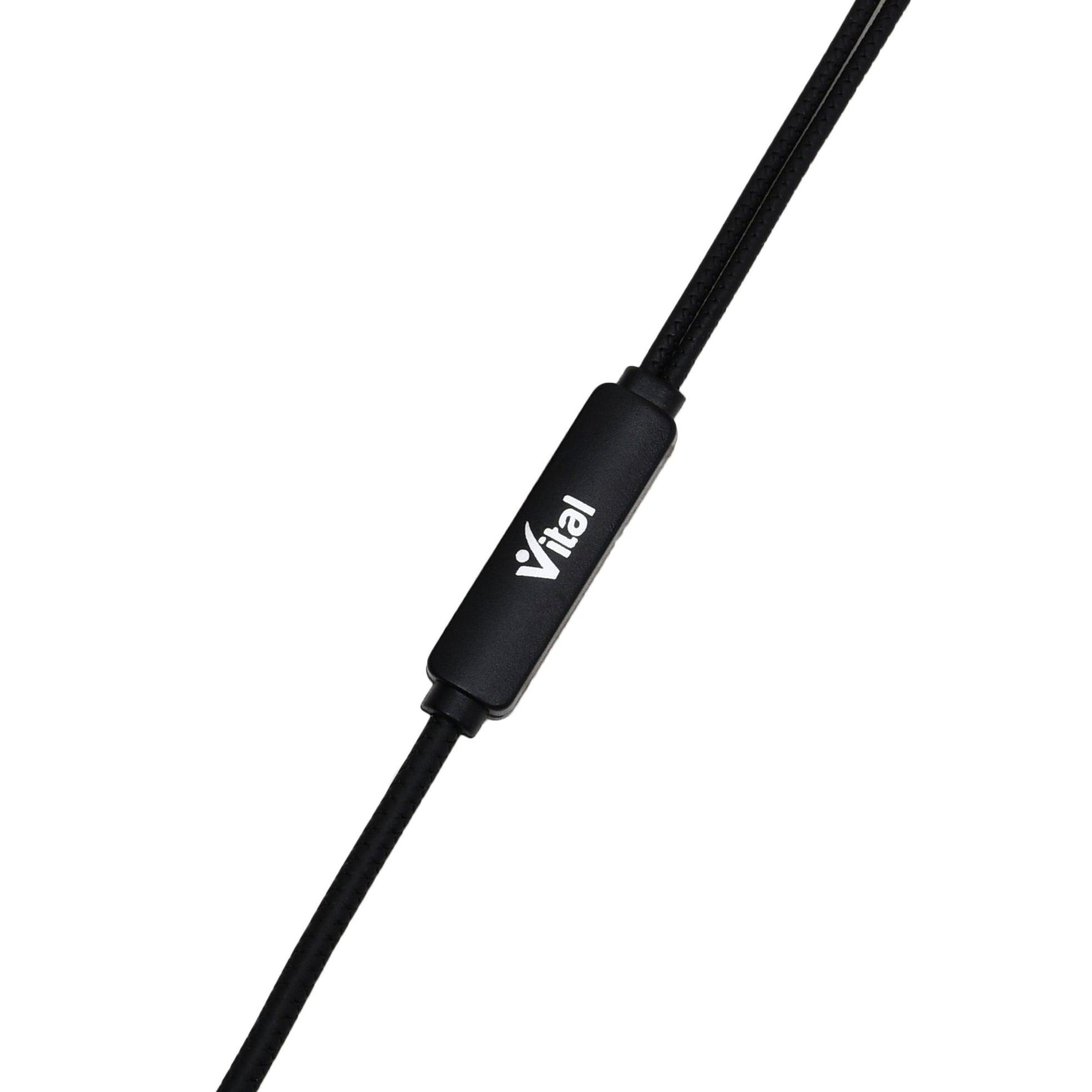 Style Meets Sound: VITAL Metal Handfree V27 In-EarBuds - Premium Quality - Vital Mall