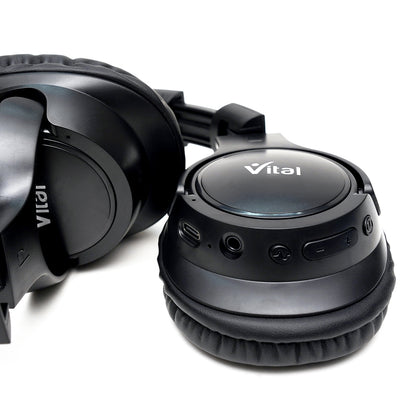 Vital Nova Wireless Headphones – Bluetooth 5.1, HD Sound, 12H Playtime, Type-C Fast Charging