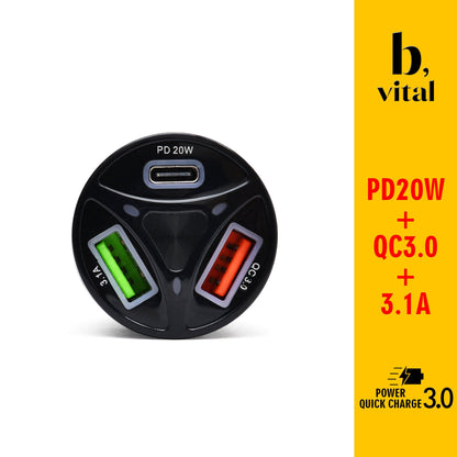 VITAL 55W Quick Car Charger - Your Fast, Stable Charging - Vital Mall